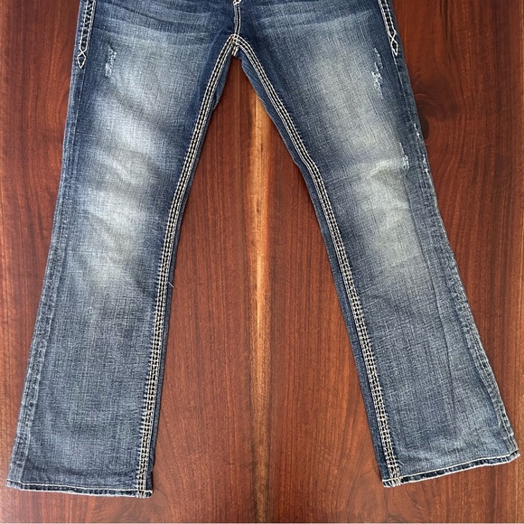 Rock Revival Jamila Boot Jeans Size 30 - Picture 6 of 13